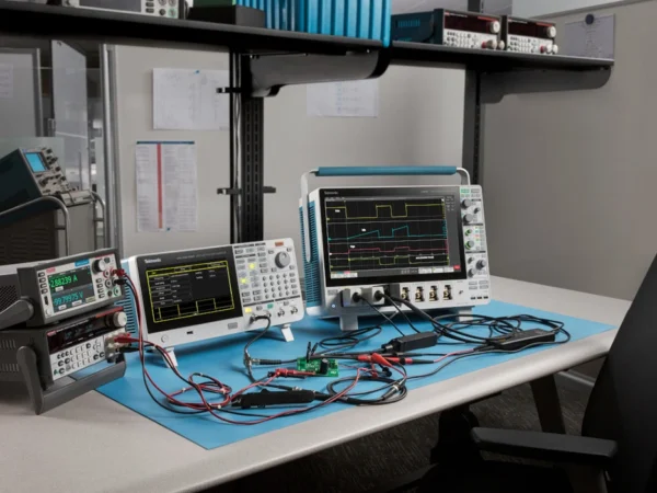 What does an oscilloscope measure?